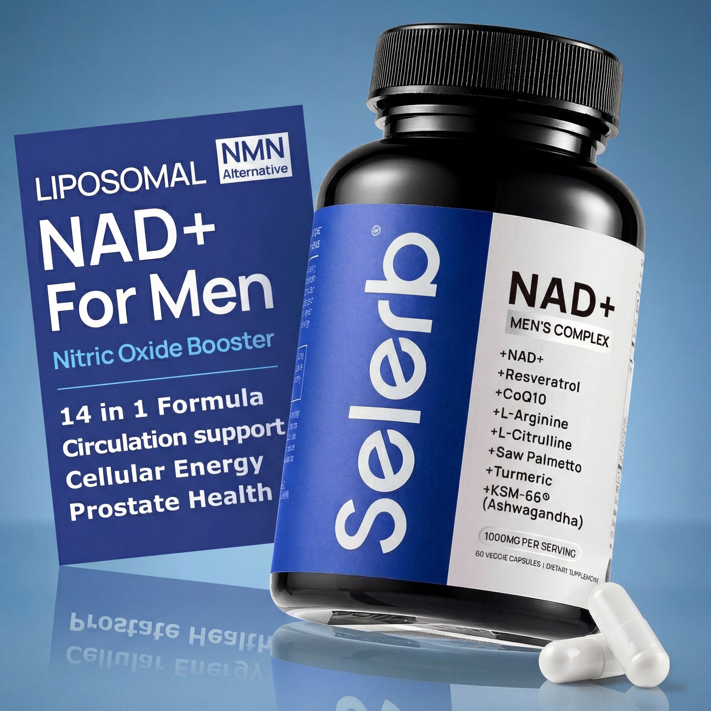NAD+ Supplement for Men (60 Capsules)