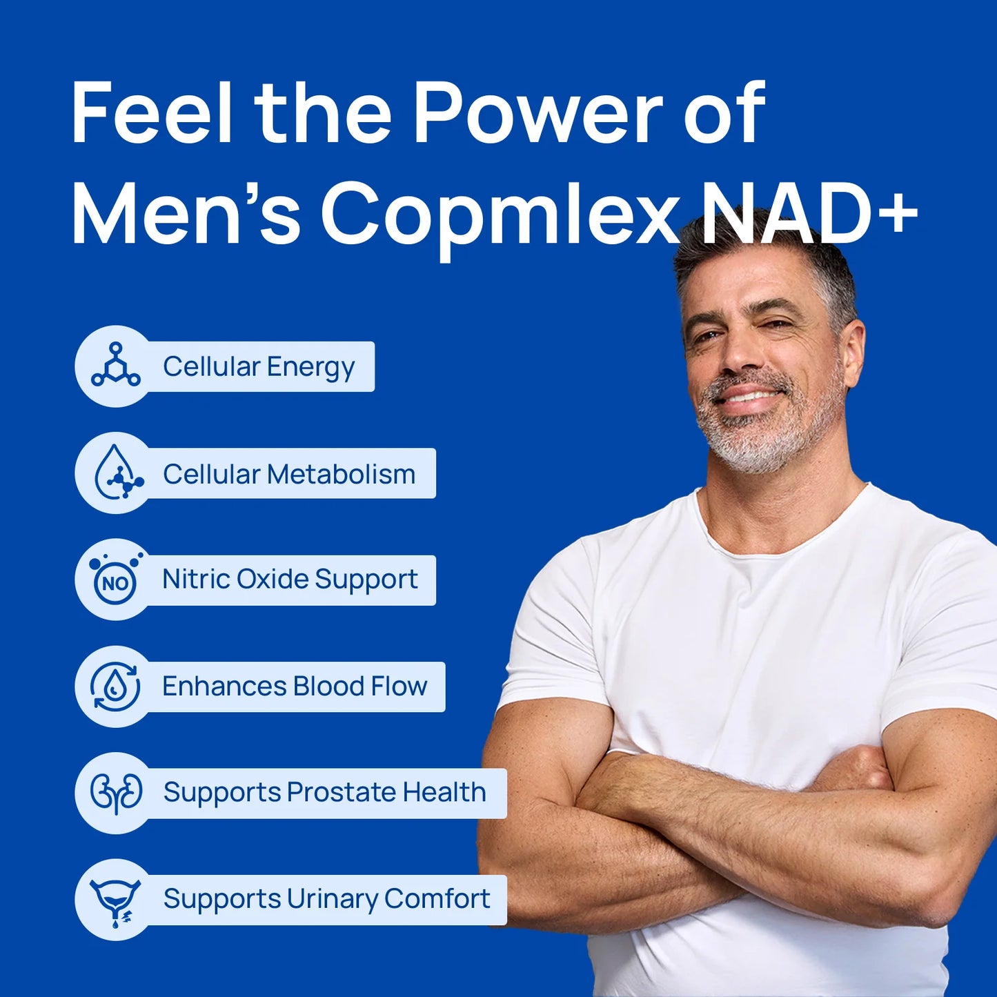 NAD+ Supplement for Men (60 Capsules)